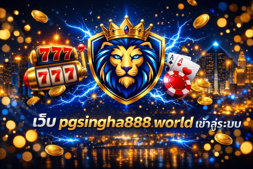 เว็บ pgsingha888.world เข้าสู่ระบบ